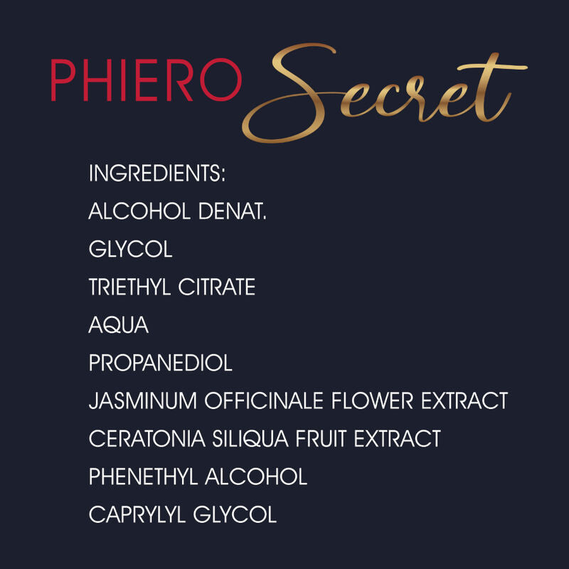 500 COSMETICS - PHIERO SECRET NATURAL ODOURLESS COMBINATION FEMALE SEX HORMONES 15 ML