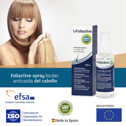 500 COSMETICS - FOLIACTIVE SPRAY. SPRAY TO PREVENT HAIR LOSS AND STIMULATE HAIR GROWTH