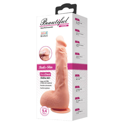 BAILE - DILDO REALISTICO JASON NATURALE 24 CM - BAILE VIBRATORS | Lingerie Harness Boutique