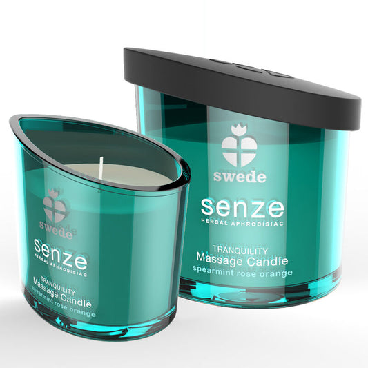 SWEDE - SWEEDE SENZE TRANQUILITY MASSAGE CANDLE - MINT, ROSE, ORANGE