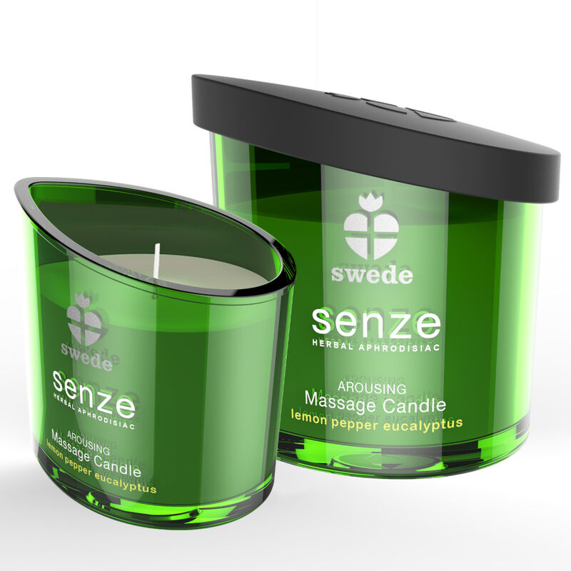 SWEDE - SWEDE MASSAGE CANDLE SENZE - LEMON, PEPPER, EUCALYPTUS