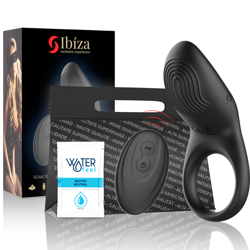IBIZA - ANELLO VIBRANTE PER TELECOMANDO A CONTATTO COMPLETO - IBIZA TECHNOLOGY | Lingerie Harness Boutique