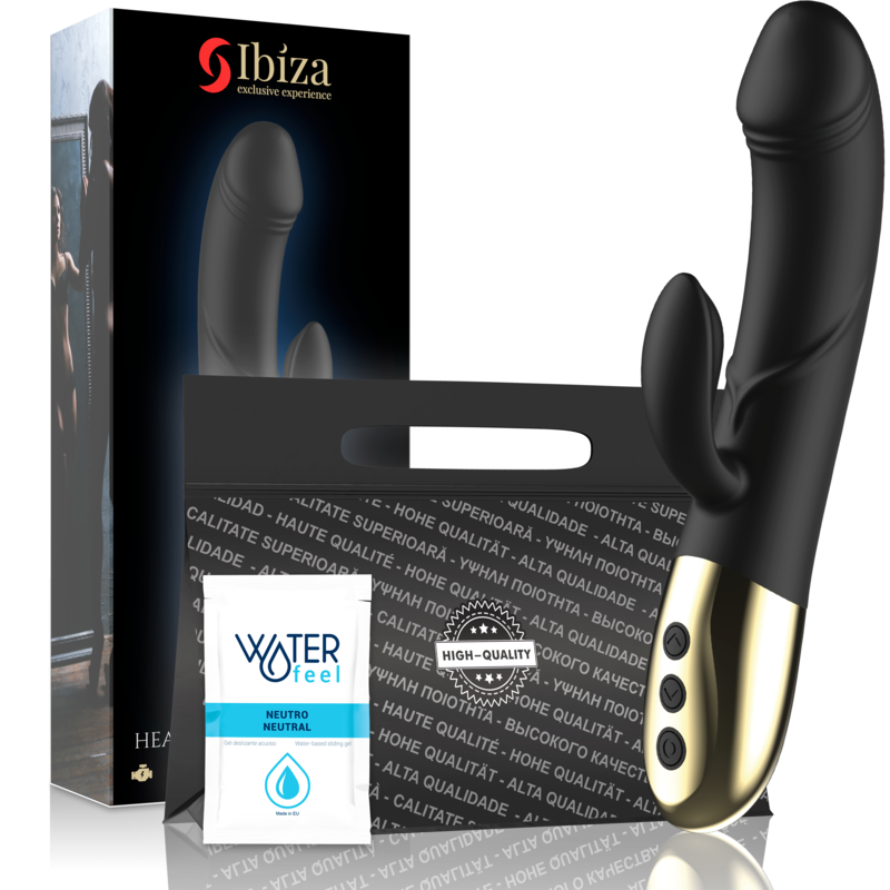 IBIZA - POTENTE VIBRATORE ANATOMICO CON CONIGLIO - IBIZA TECHNOLOGY | Lingerie Harness Boutique