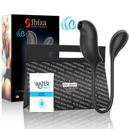 IBIZA - STIMOLATORE CON ASPIRANTE CLITORIDE MAGICO E VIBRAZIONE - IBIZA TECHNOLOGY | Lingerie Harness Boutique