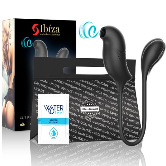IBIZA - STIMOLATORE CON ASPIRANTE CLITORIDE MAGICO E VIBRAZIONE - IBIZA TECHNOLOGY | Lingerie Harness Boutique