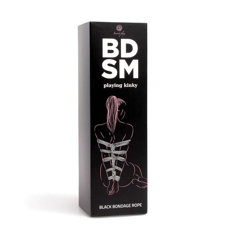 SECRETPLAY - BLACK BONDAGE ROPE COLLEZIONE BDSM - SECRETPLAY 100% FETISH | Lingerie Harness Boutique