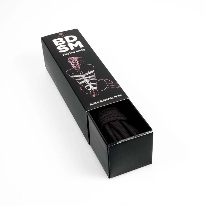 SECRETPLAY - BLACK BONDAGE ROPE COLLEZIONE BDSM - SECRETPLAY 100% FETISH | Lingerie Harness Boutique
