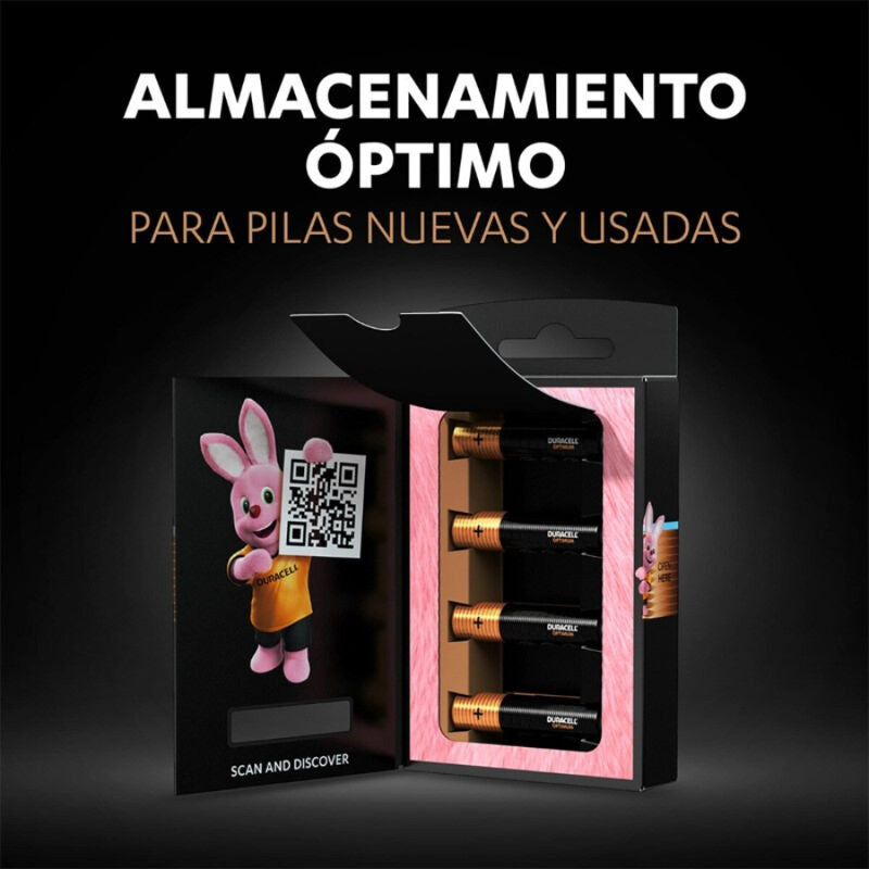 DURACELL - BATTERIA ALCALINA OPTIMUM 200 AAA LR03 4 UNIT - DURACELL | Lingerie Harness Boutique