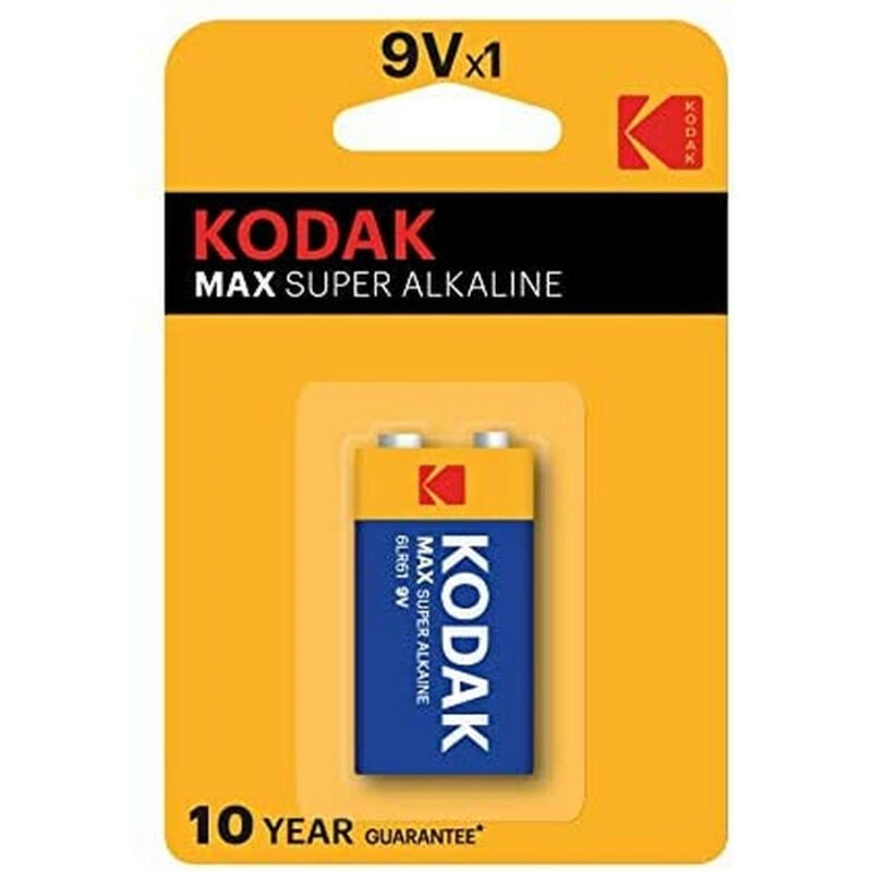 KODAK - MAX 9V LR61 ALKALINE BATTERY