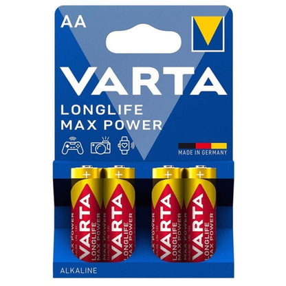 VARTA - BATTERIA ALCALINE MAX POWER AA LR6 4 UNITÀ - VARTA | Lingerie Harness Boutique