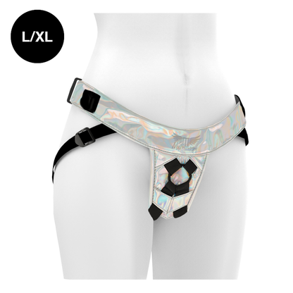MYTHOLOGY - PETTORINA FANTASY - PETTORINA IRIDESCENTE L/XL - MYTHOLOGY FANTASY HARNESS | Lingerie Harness Boutique