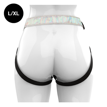 MYTHOLOGY - PETTORINA FANTASY - PETTORINA IRIDESCENTE L/XL - MYTHOLOGY FANTASY HARNESS | Lingerie Harness Boutique