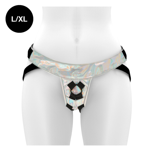 MYTHOLOGY - PETTORINA FANTASY - PETTORINA IRIDESCENTE L/XL - MYTHOLOGY FANTASY HARNESS | Lingerie Harness Boutique