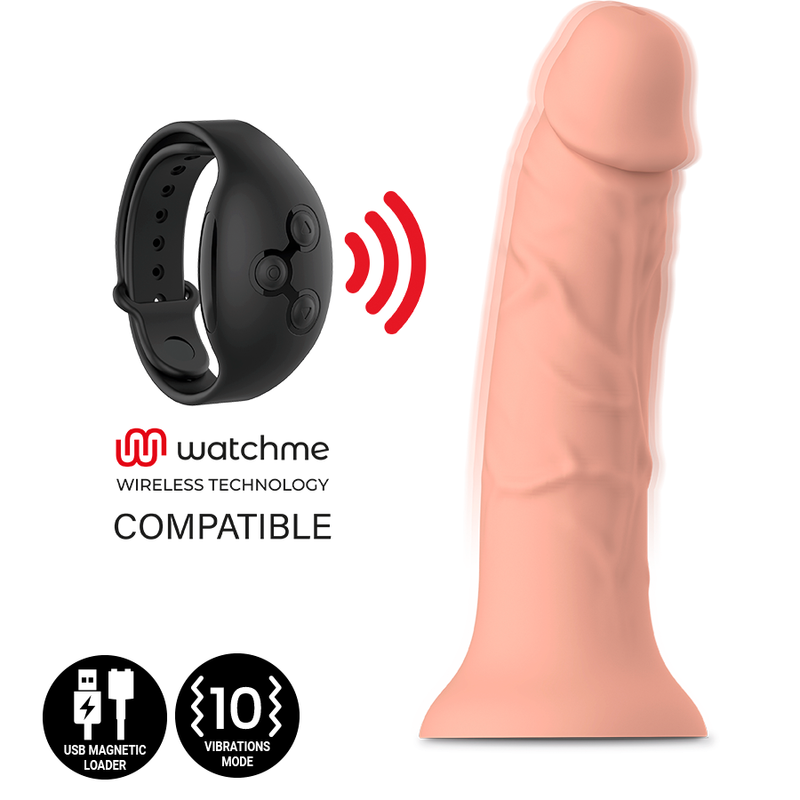 MYTHOLOGY - ASHER ORIGINAL DILDO S - VIBRATOR COMPATIBLE WITH WIRELESS WATCHME TECHNOLOGY