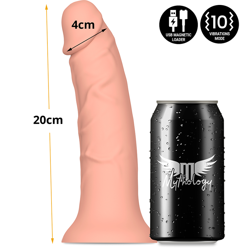 MYTHOLOGY - ASHER ORIGINAL DILDO M - VIBRATORE COMPATIBILE CON TECNOLOGIA WATCHME WIRELESS - MYTHOLOGY FANTASY DILDO | Lingerie Harness Boutique