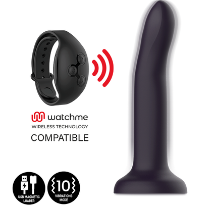 MYTHOLOGY DUMAN MYSTIC DILDO S - WATCHME VIBRATOR COMPATIBLE WITH WIRELESS TECHNOLOGY