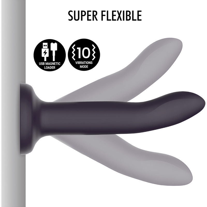 MYTHOLOGY - DUMAN MYSTIC DILDO M - VIBRATOR COMPATIBLE WITH WIRELESS WATCHME TECHNOLOGY