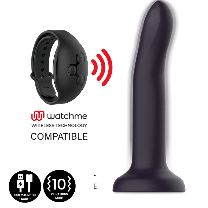 MYTHOLOGY - DUMAN MYSTIC DILDO L - WIRELESS TECHNOLOGY COMPATIBLE VIBRATOR WATCHME