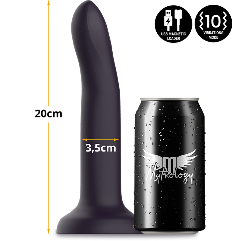 MYTHOLOGY - DUMAN MYSTIC DILDO L - WIRELESS TECHNOLOGY COMPATIBLE VIBRATOR WATCHME