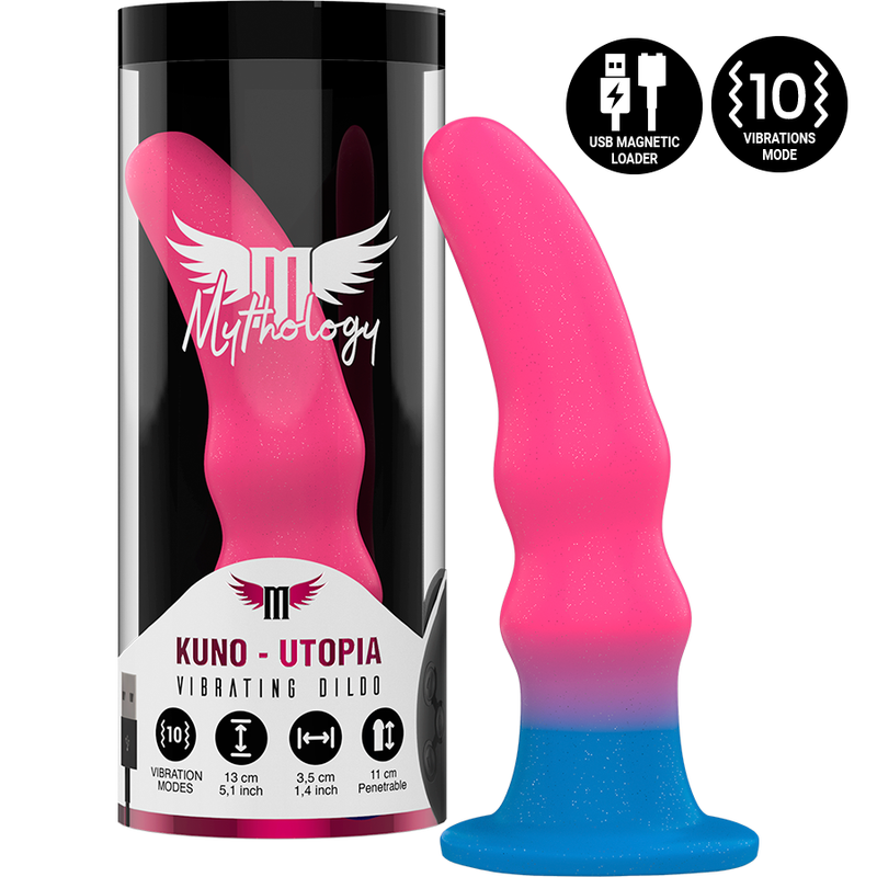 MYTHOLOGY - KUNO UTOPIA DILDO S - VIBRATORE WATCHME COMPATIBILE CON TECNOLOGIA WIRELESS - MYTHOLOGY FANTASY DILDO | Lingerie Harness Boutique