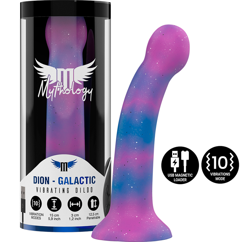 MYTHOLOGY - DION GALACTIC DILDO S - VIBRATORE WATCHME COMPATIBILE CON TECNOLOGIA WIRELESS - MYTHOLOGY FANTASY DILDO | Lingerie Harness Boutique