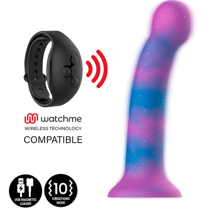 MYTHOLOGY - DION GALACTIC DILDO S - VIBRATORE WATCHME COMPATIBILE CON TECNOLOGIA WIRELESS