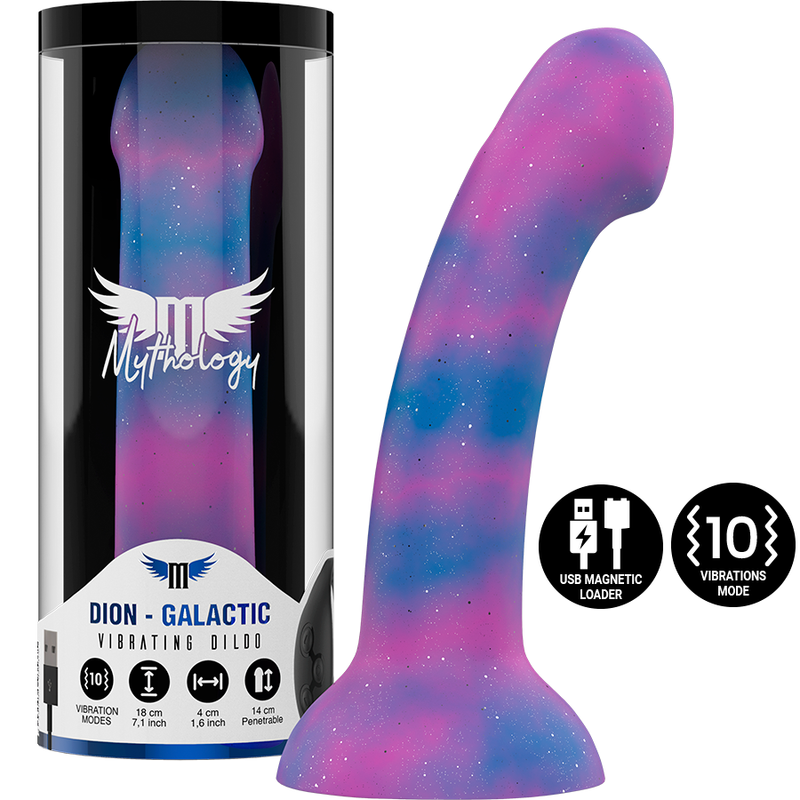 MYTHOLOGY - DION GALACTIC DILDO M - VIBRATORE WATCHME TECNOLOGIA WIRELESS COMPATIBILE - MYTHOLOGY FANTASY DILDO | Lingerie Harness Boutique