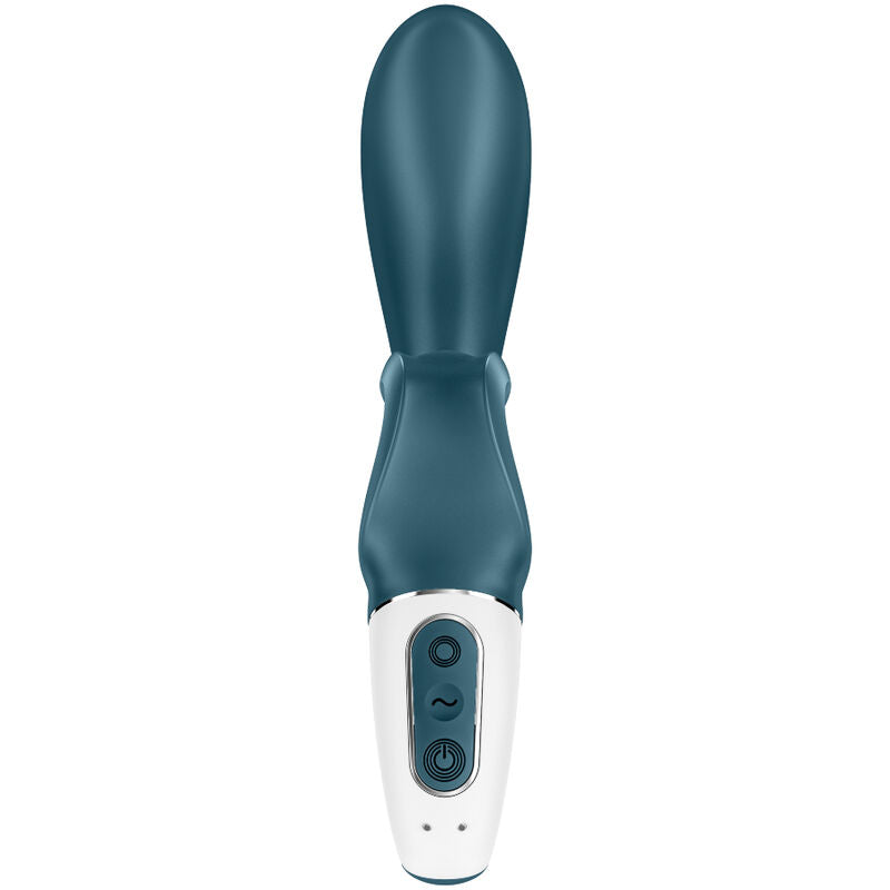 SATISFYER - APP VIBRATORE HUG ME RABBIT BLU - SATISFYER CONNECT | Lingerie Harness Boutique