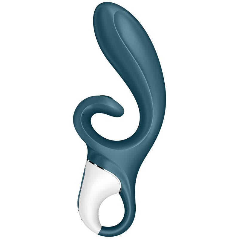 SATISFYER - APP VIBRATORE HUG ME RABBIT BLU - SATISFYER CONNECT | Lingerie Harness Boutique