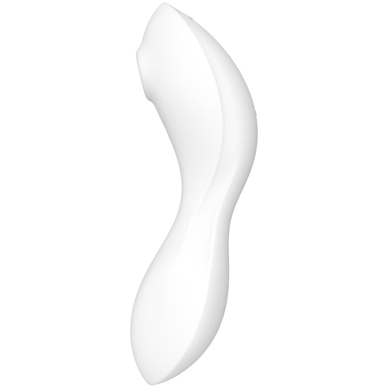 SATISFYER - STIMOLATORE E VIBRATORE CURVY TRINITY 5 AIR PULSE BLU - SATISFYER CONNECT | Lingerie Harness Boutique