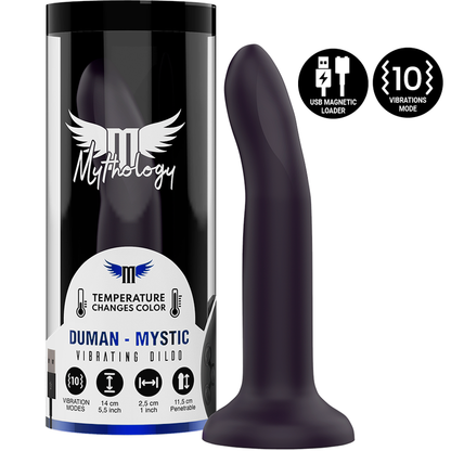 MYTHOLOGY DUMAN MYSTIC DILDO S - WATCHME VIBRATOR COMPATIBLE WITH WIRELESS TECHNOLOGY