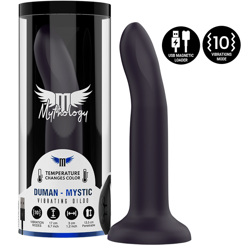 MYTHOLOGY - DUMAN MYSTIC DILDO M - VIBRATOR COMPATIBLE WITH WIRELESS WATCHME TECHNOLOGY