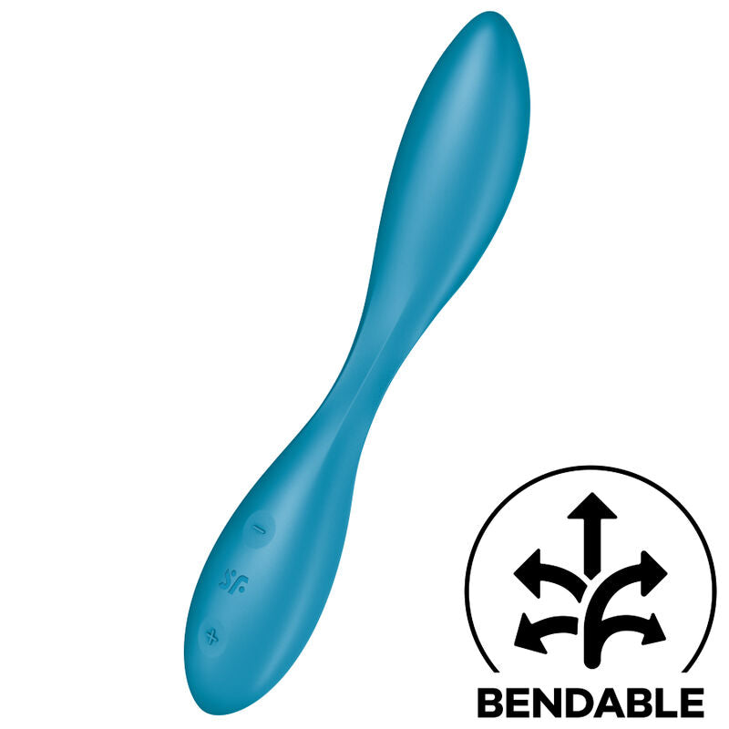 SATISFYER - MULTI VIBRATORE G-SPOT FLEX 1 BLU - SATISFYER VIBRATOR | Lingerie Harness Boutique
