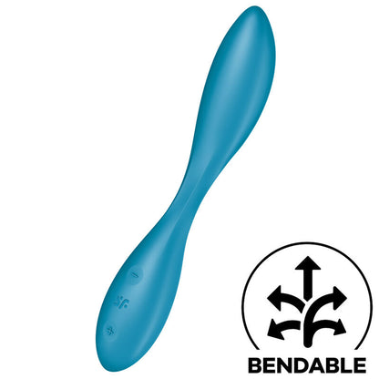 SATISFYER - MULTI VIBRATORE G-SPOT FLEX 1 BLU - SATISFYER VIBRATOR | Lingerie Harness Boutique