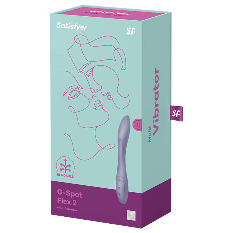 SATISFYER - MULTI VIBRATORE G-SPOT FLEX 2 VIOLA - SATISFYER VIBRATOR | Lingerie Harness Boutique