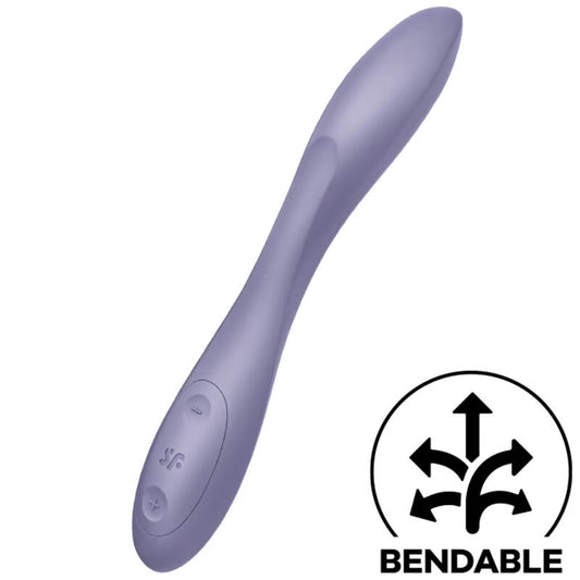 SATISFYER - MULTI VIBRATORE G-SPOT FLEX 2 VIOLA - SATISFYER VIBRATOR | Lingerie Harness Boutique