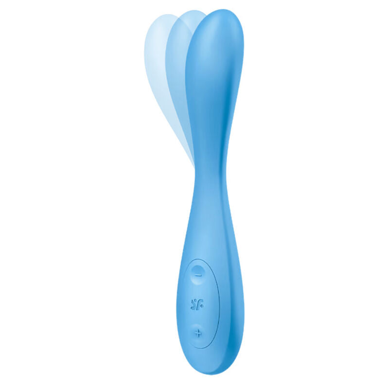 SATISFYER - APP MULTI VIBRATORE G-SPOT FLEX 4+ BLU - SATISFYER CONNECT | Lingerie Harness Boutique
