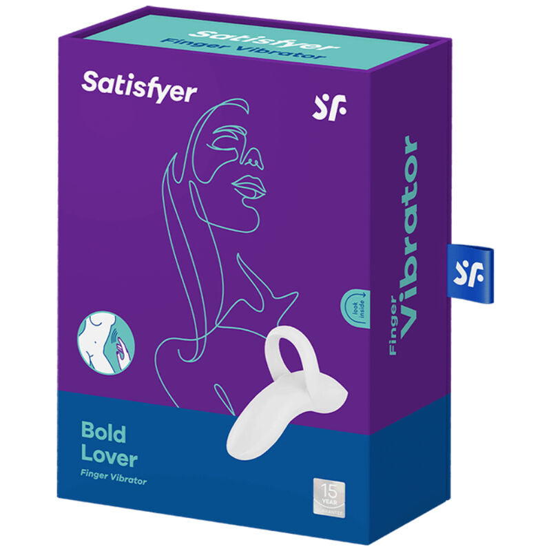 SATISFYER - VIBRATORE DA DITO BOLD LOVER BIANCO