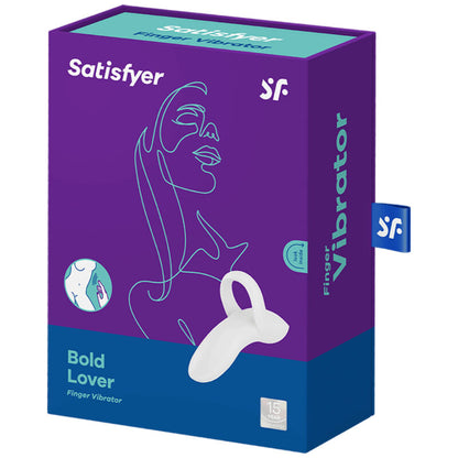 SATISFYER - VIBRATORE DA DITO BOLD LOVER ROSA - SATISFYER VIBRATOR | Lingerie Harness Boutique