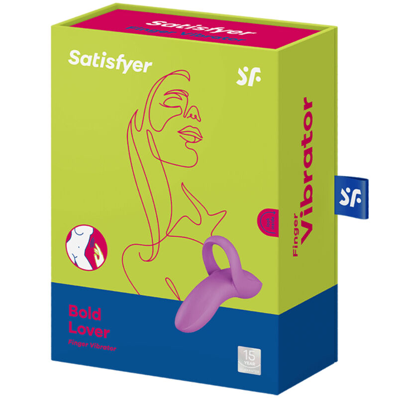 SATISFYER - VIBRATORE DA DITO BOLD LOVER ROSA - SATISFYER VIBRATOR | Lingerie Harness Boutique