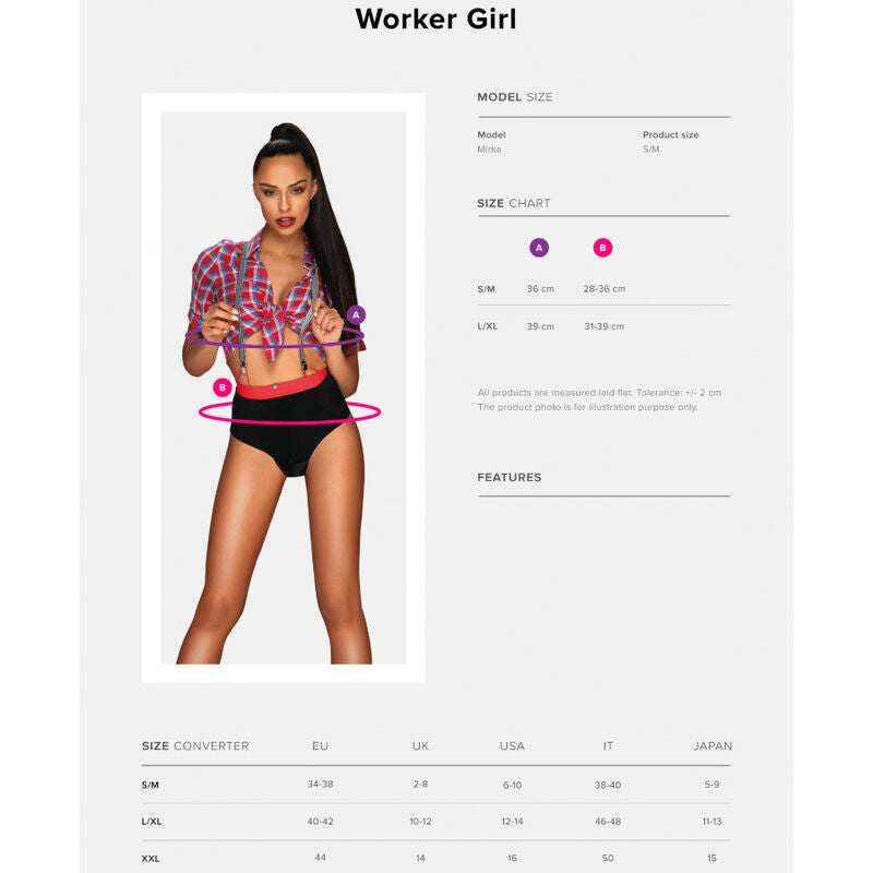 OBSESSIVE - SEXY WORKER COSTUME S/M