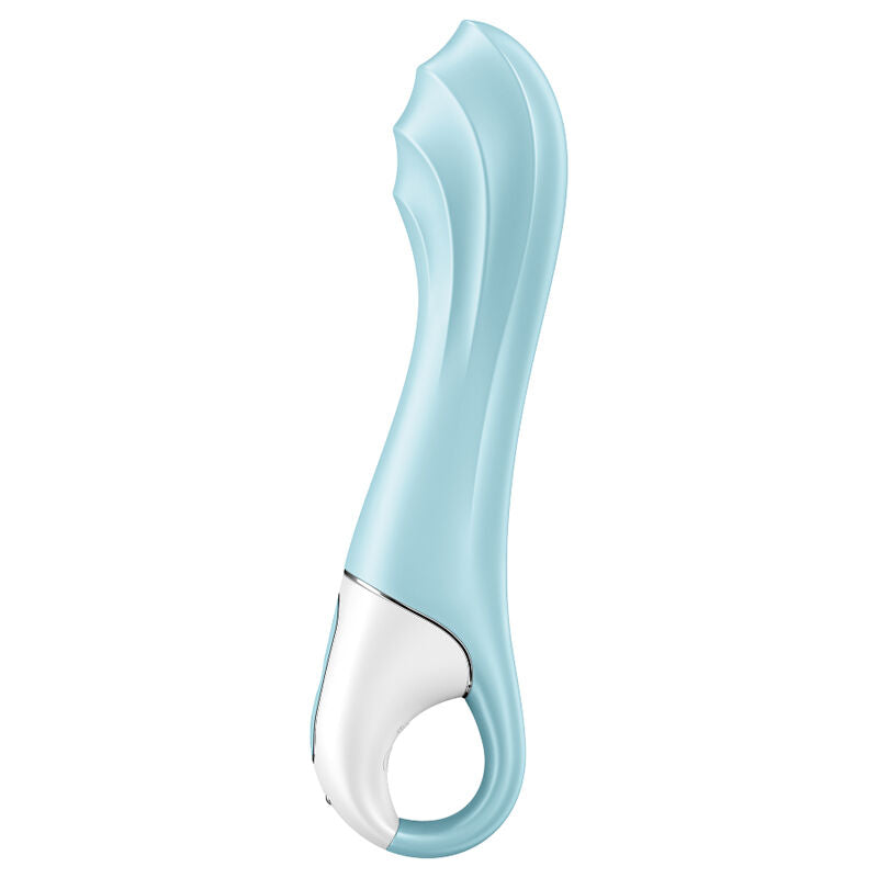 SATISFYER - VIBRATORE AIR PUMP 5+ VIBRATORE GONFIABILE G-SPOT BLU - SATISFYER CONNECT | Lingerie Harness Boutique