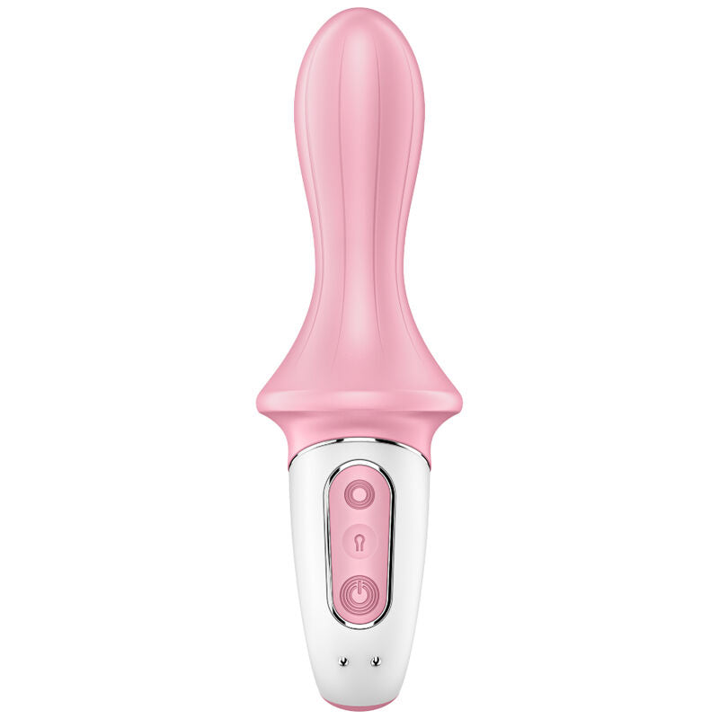 SATISFYER - VIBRATORE ANALE GONFIABILE AIR PUMP BOOTY 5+ ROSA - SATISFYER CONNECT | Lingerie Harness Boutique