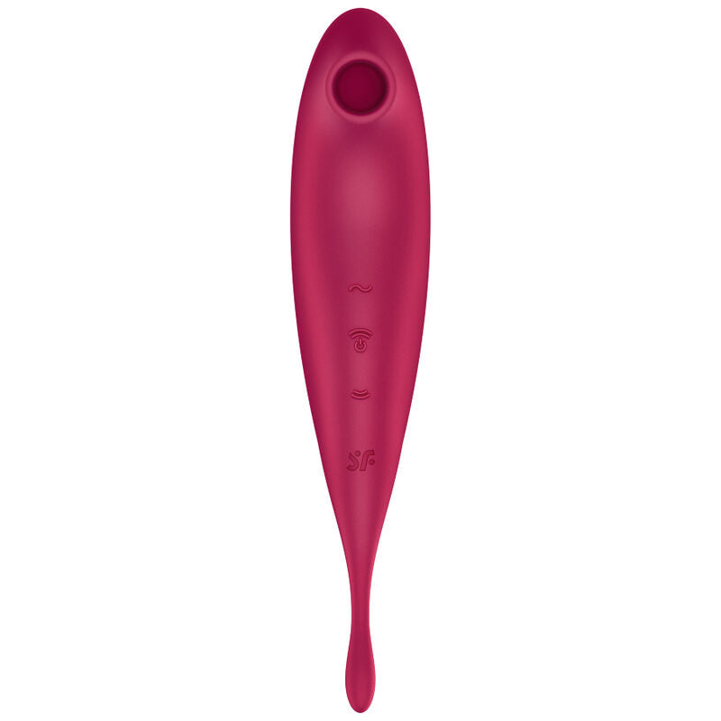 SATISFYER - TWIRLING PRO+ STIMOLATORE E APP VIBRATORE VERDE - SATISFYER CONNECT | Lingerie Harness Boutique