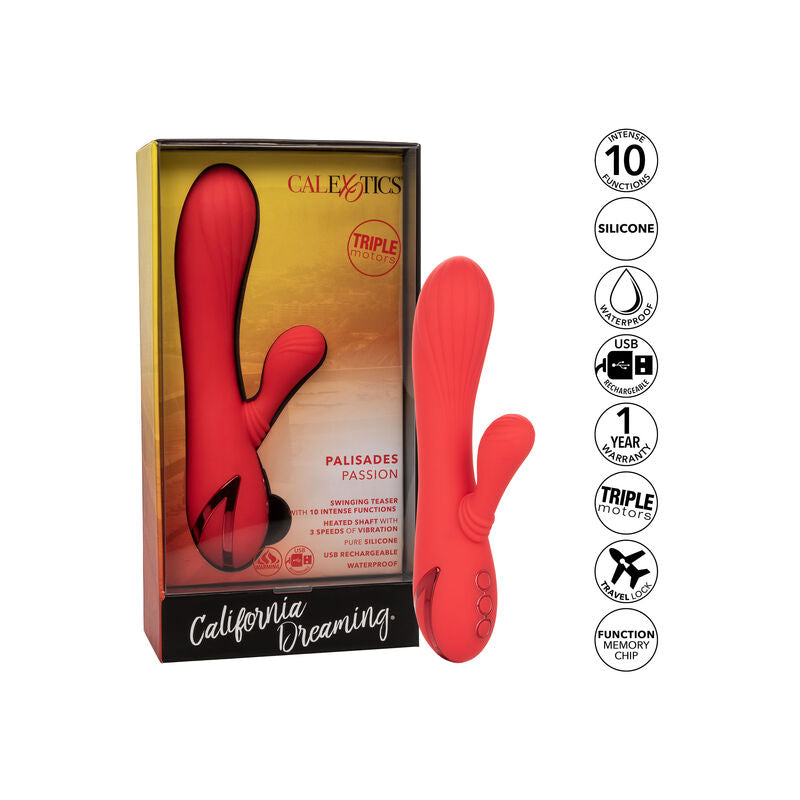CALEXOTICS - PALISADES ROSSO PASSIONE - CALEXOTICS | Lingerie Harness Boutique