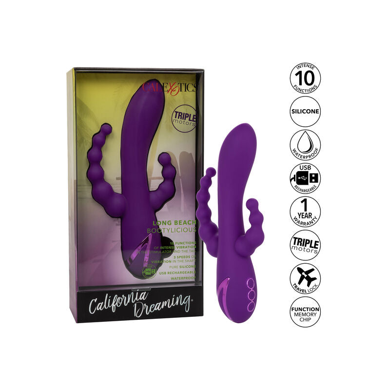 CALEXOTICS - LONG BEACH BOOTYLICIOUS VIOLA - CALEXOTICS | Lingerie Harness Boutique