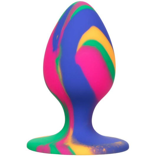 CALEXOTICS - CHEEKY MEDIO TIE-DYE PLUG ANALE - CALEXOTICS | Lingerie Harness Boutique