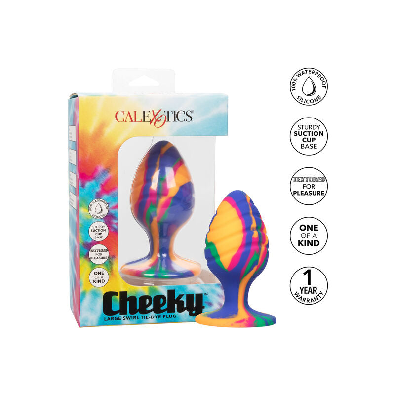 CALEXOTICS - CHEEKY GRANDE SPINA SWIRL ANALE - CALEXOTICS | Lingerie Harness Boutique