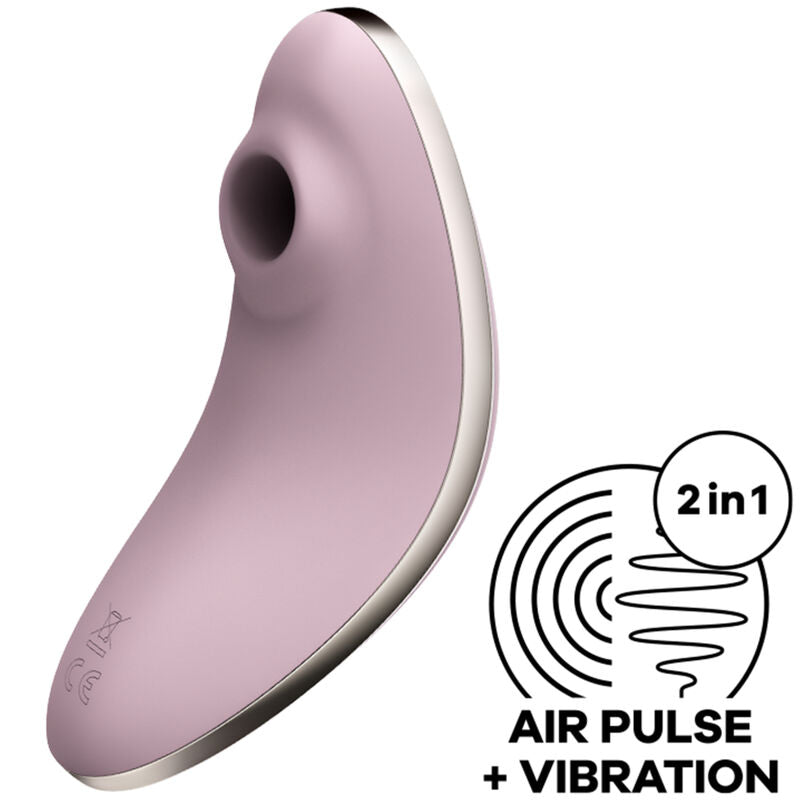 SATISFYER - VULVA LOVER 1 STIMOLATORE E VIBRATORE A IMPULSI D'ARIA BLU - SATISFYER AIR PULSE | Lingerie Harness Boutique