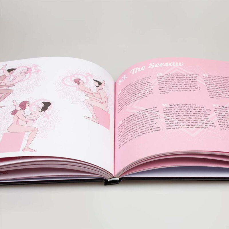 SECRETPLAY - LIBRO DELLE POSIZIONI SESSUALI DEL KAMASUTRA (ES/EN/DE/FR/NL/PT) - SECRETPLAY 100% GAMES | Lingerie Harness Boutique